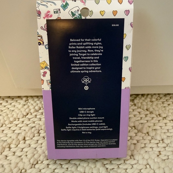 BNWT Roller Rabbit x Target Content Creator Kit - Picture 3 of 3